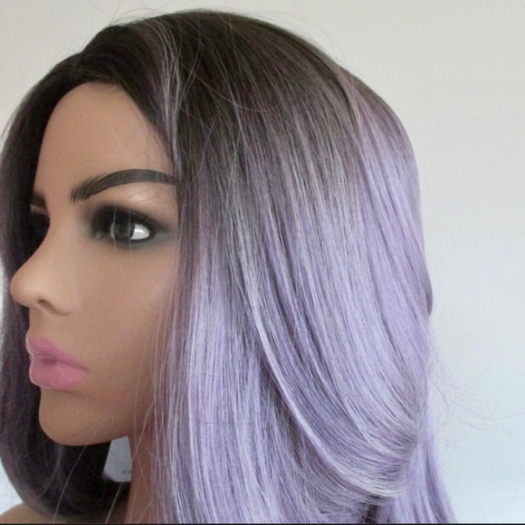🆕 Ombré Synthetic Wig 💜🖤 - Picture 5 of 10